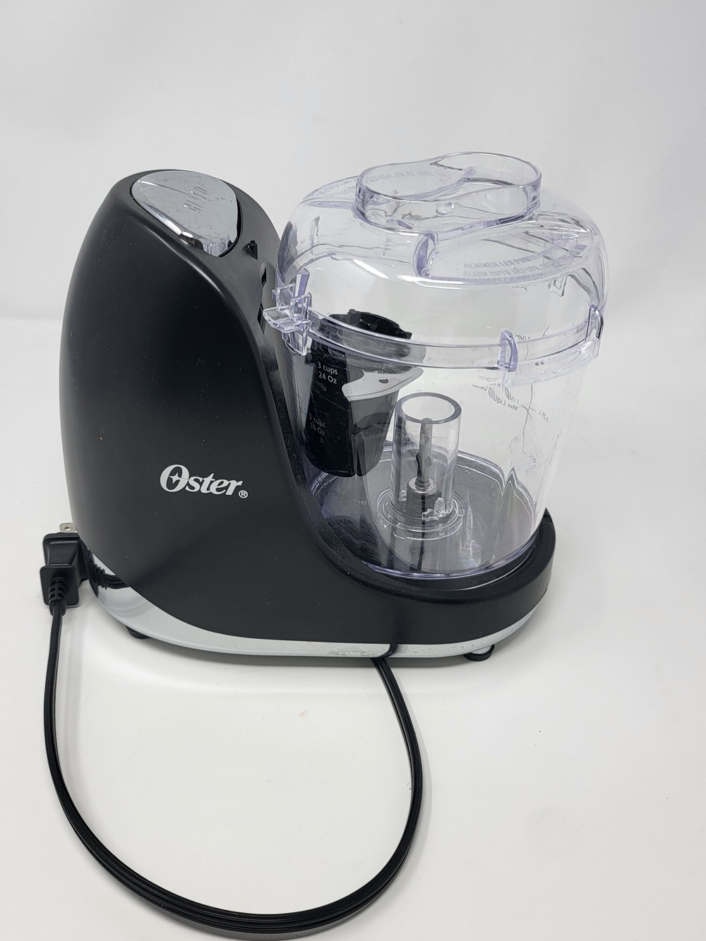 Oster Black Mini Food Processor - Compact Electric Chopper